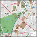 MBTA Park Street Neighborhood Map